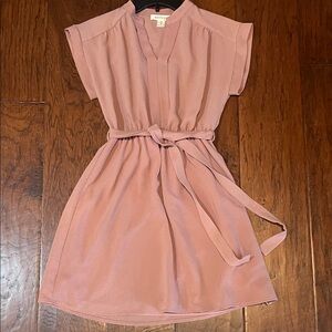 Monteau Mauve Mini Dress